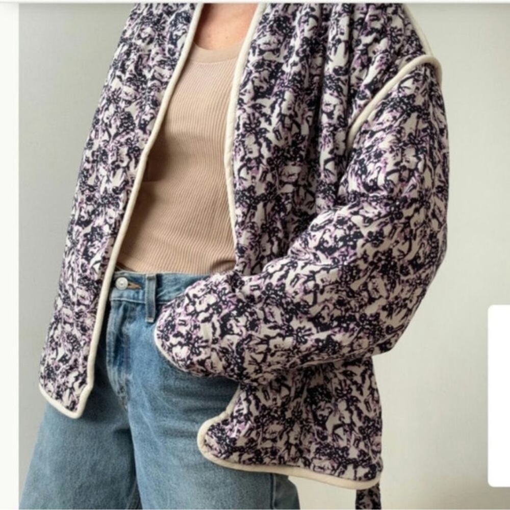 NWOT Saint Tropez Viniasz Quilted Kimono Jacket
